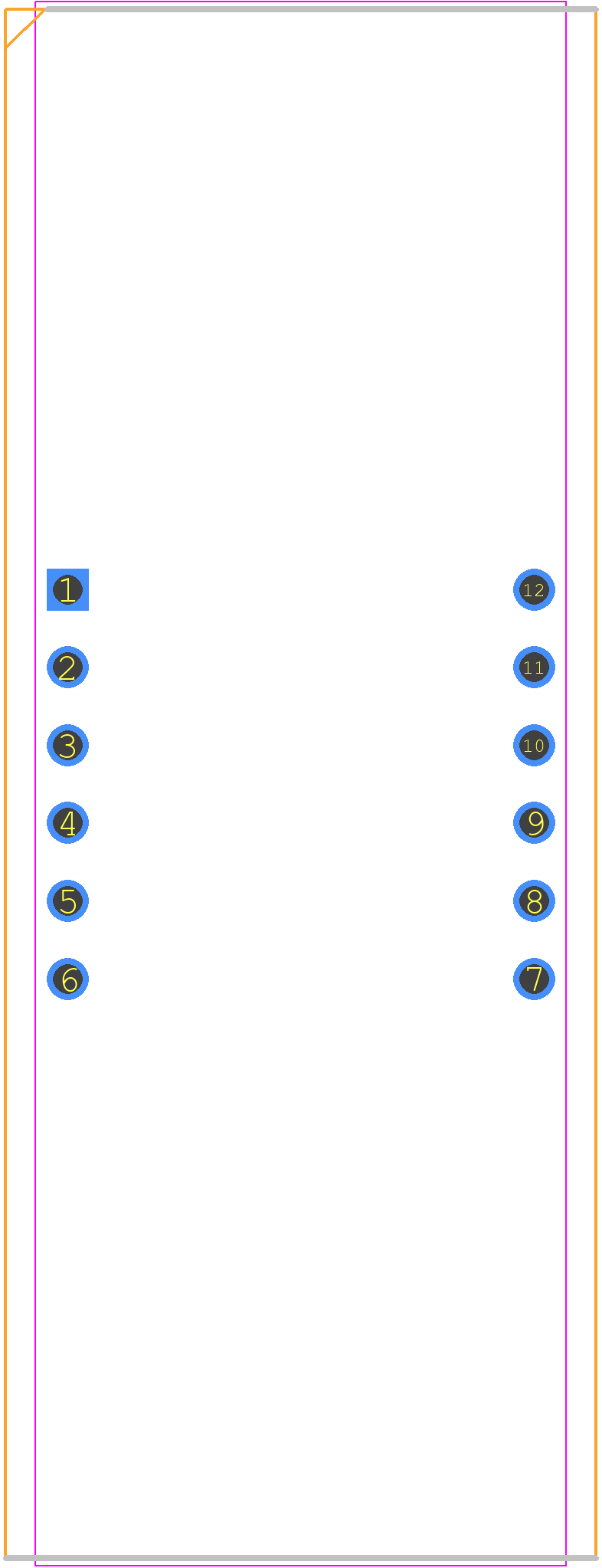 LTC-5723HR - Lite-On PCB footprint - Dual-In-Line Packages - Dual-In-Line Packages - 4-digit 7 Segment Display