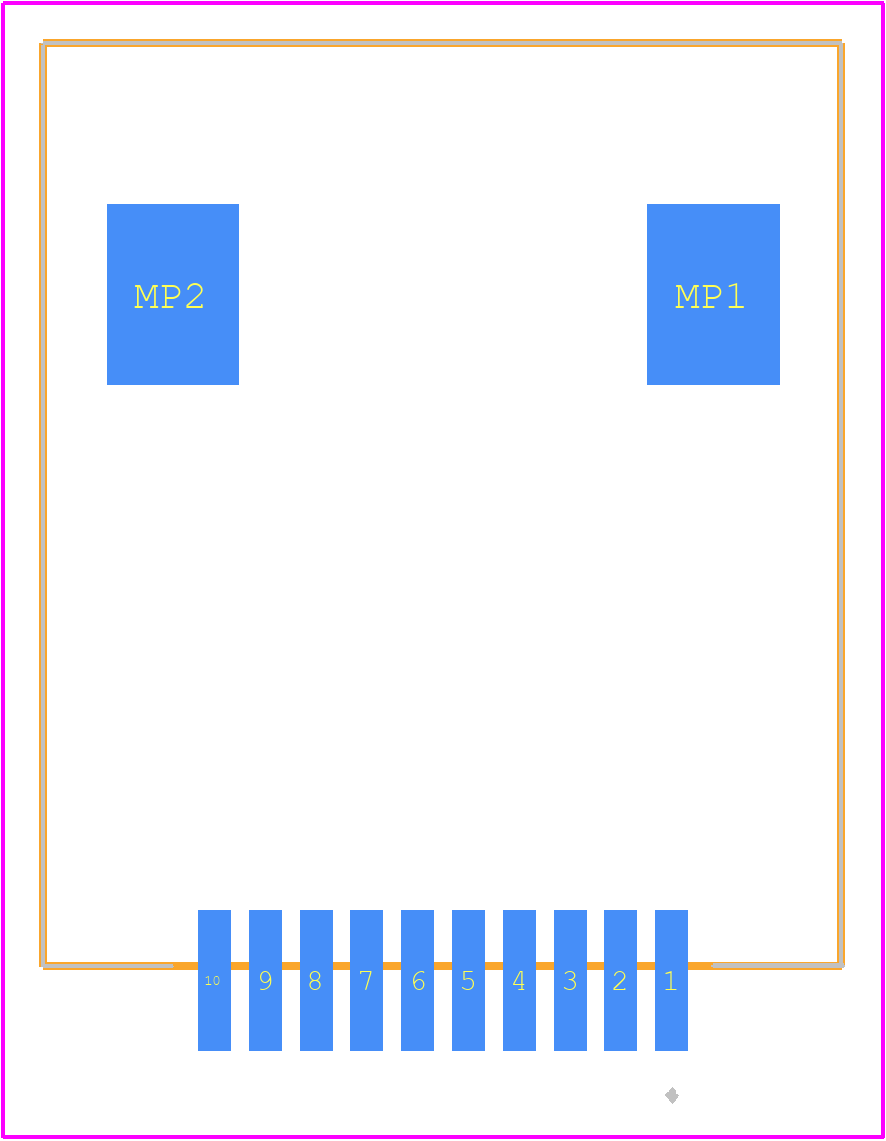 ARJ-102S - ABRACON PCB footprint - Other - Other - ARJ-102S-4