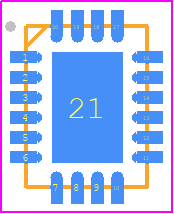 LTC3626IUDC#TRPBF - Analog Devices PCB footprint - Quad Flat No-Lead - Quad Flat No-Lead - UDC (3mmX4mm)_1
