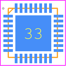 ATXMEGA8E5-M4UR - Microchip PCB footprint - Quad Flat No-Lead - Quad Flat No-Lead - 32MA 4x4 UQFN