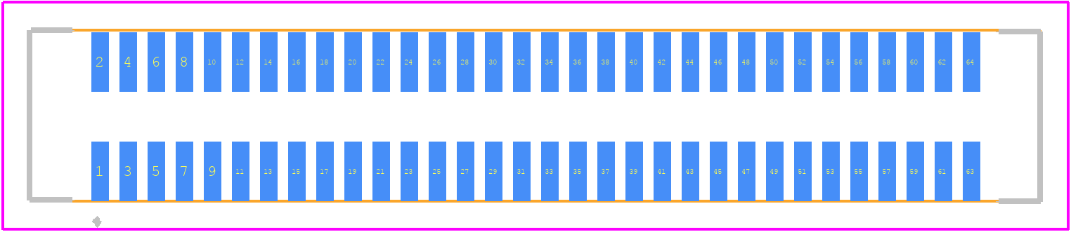71439-2864 - Molex PCB footprint - Other - Other - 71439-2864-2