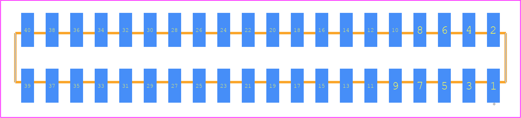SMM-120-02-S-D-TR - SAMTEC PCB footprint - Other - Other - SMM-120-02-XX-D-TR