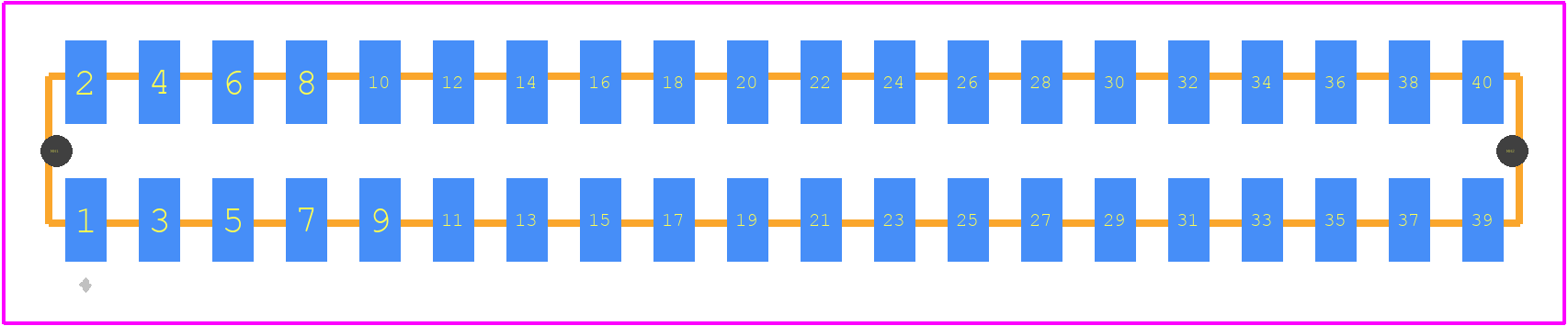 9-1734516-0 - TE Connectivity PCB footprint - Other - Other - 9-1734516-0-2