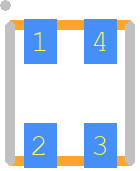 LS E67B-T2V1-1-1 - ams OSRAM PCB footprint - Other - Other - LS-E67B