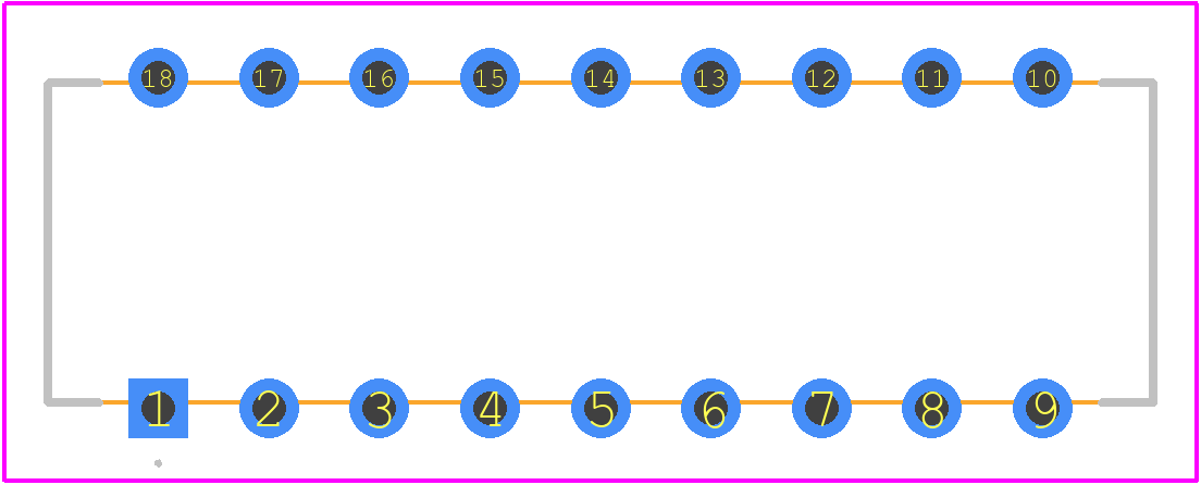 6-1825011-2 - TE Connectivity PCB footprint - Other - Other - 6-1825011-2-1
