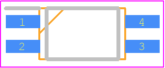 VOS617A-3X001T - Vishay PCB footprint - Small Outline Packages - Small Outline Packages - VOS617A