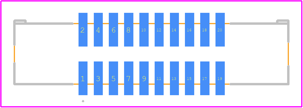 ESHF-110-01-L-D-SM - SAMTEC PCB footprint - Other - Other - ESHF-110-01-L-D-SM-4