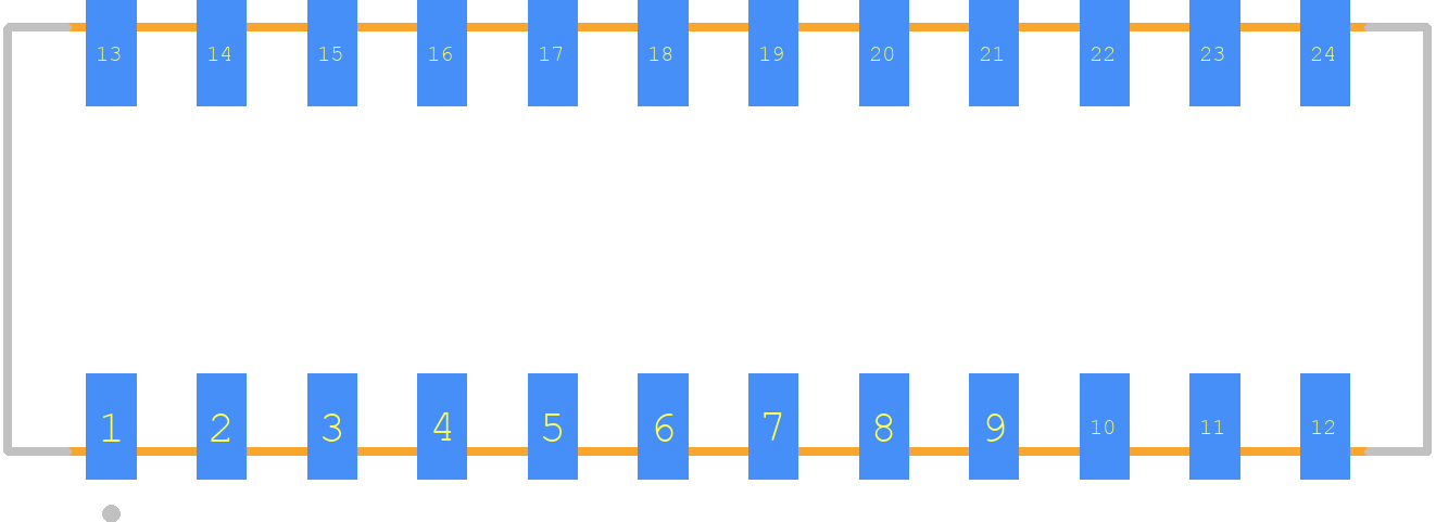 204-126ST - CTS PCB footprint - Other - Other - 204-126ST