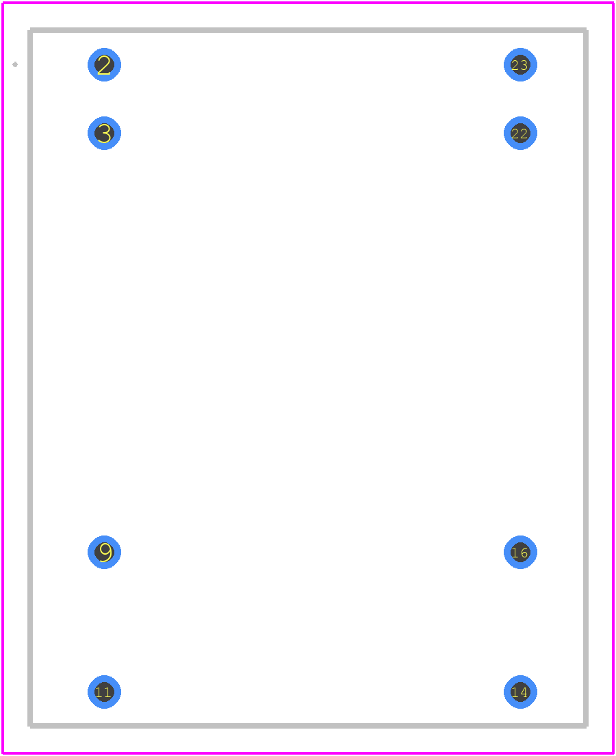 JCA1005D02 - XP POWER PCB footprint - Other - Other - JCA1005D02-3