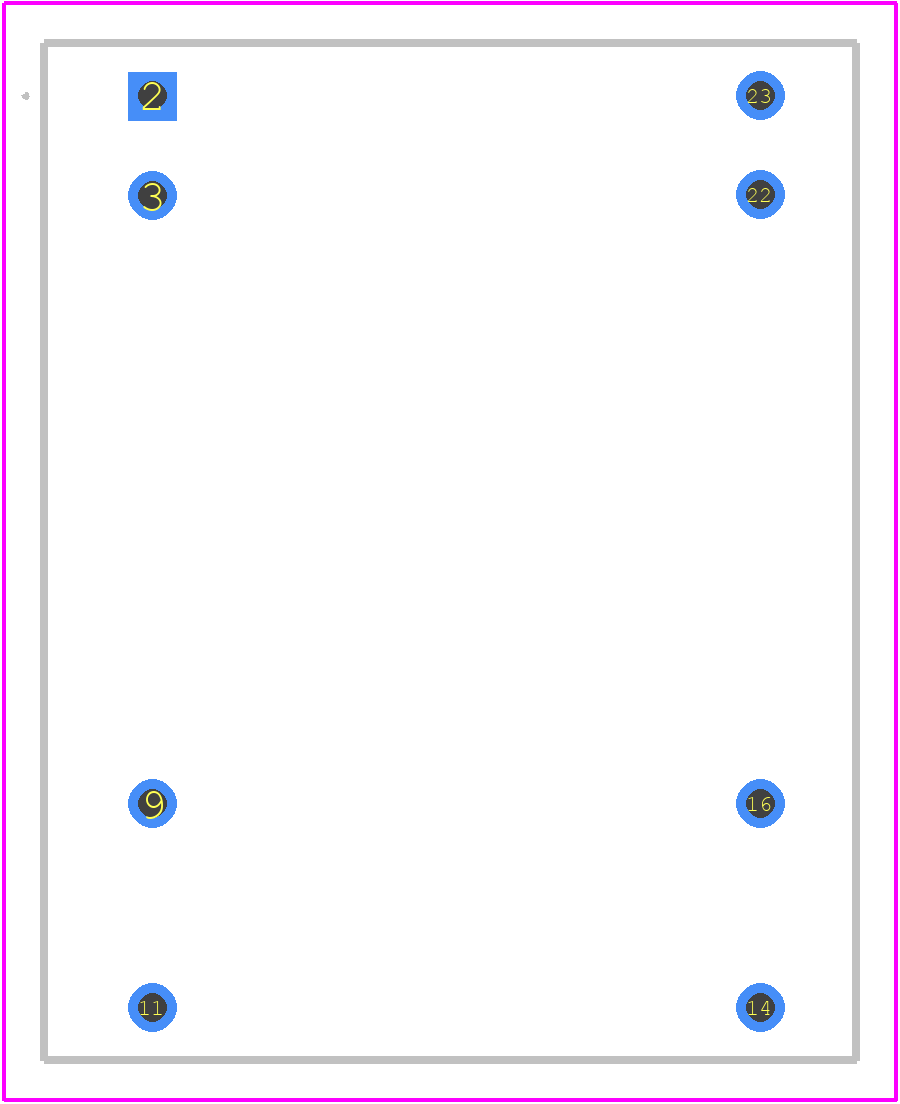 JCA0612D03 - XP POWER PCB footprint - Other - Other - JCA0612D03-2