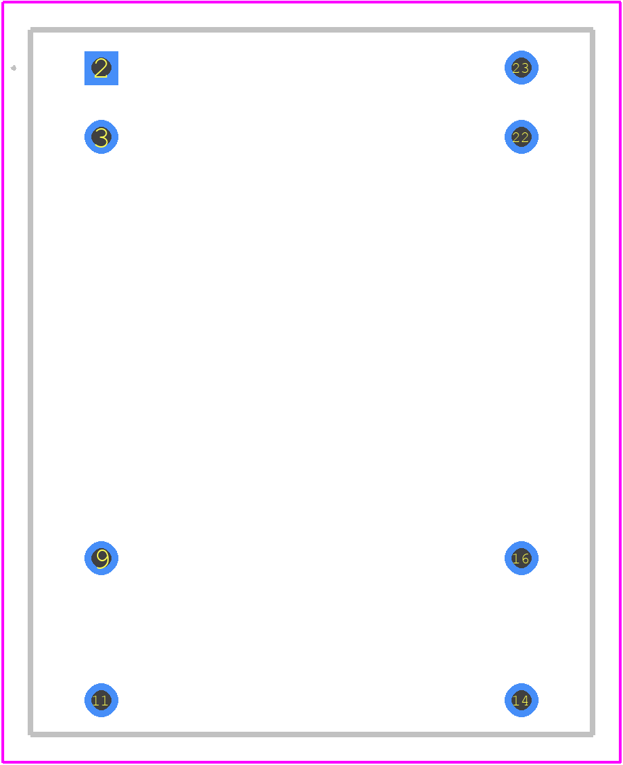 JCA0305S03 - XP POWER PCB footprint - Other - Other - JCA0305S03-1