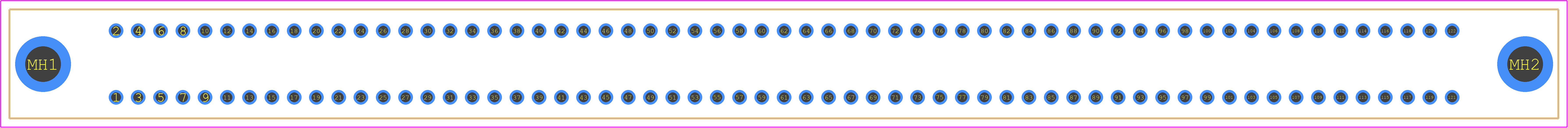 325-122-520-209 - EDAC PCB footprint - Other - Other - 325-122-520-209-1