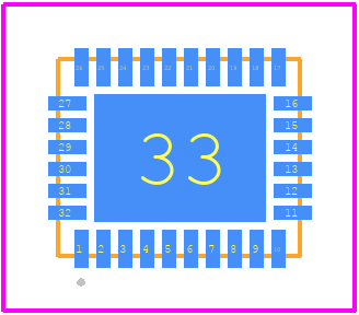 BGT24ATR11E6433XUMA1 - Infineon PCB footprint - Other - Other - VQFN32-9
