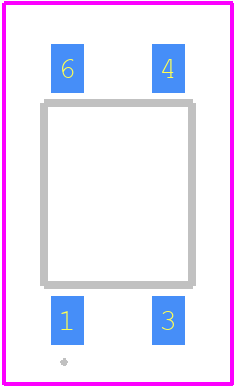 TLP172AM(E - Toshiba PCB footprint - Other - Other - 4pin SO6