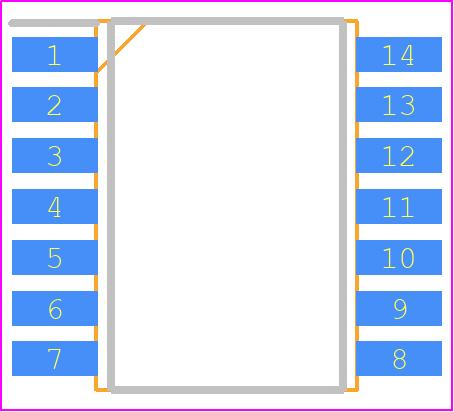 PC929 - Sharp Microelectronics PCB footprint - Small Outline Packages - Small Outline Packages - PC929