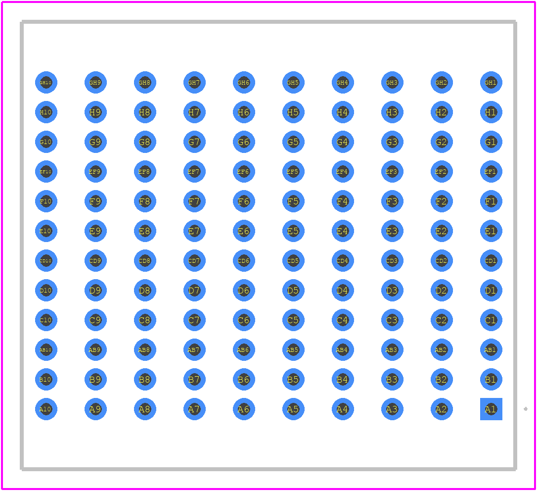 134974 - TE Connectivity PCB footprint - Other - Other - 134974-1