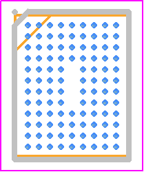 STM32L151VDY6XTR - STMicroelectronics PCB footprint - BGA - BGA - WLCSP104, 0.4 mm pitch wafer level chip scale