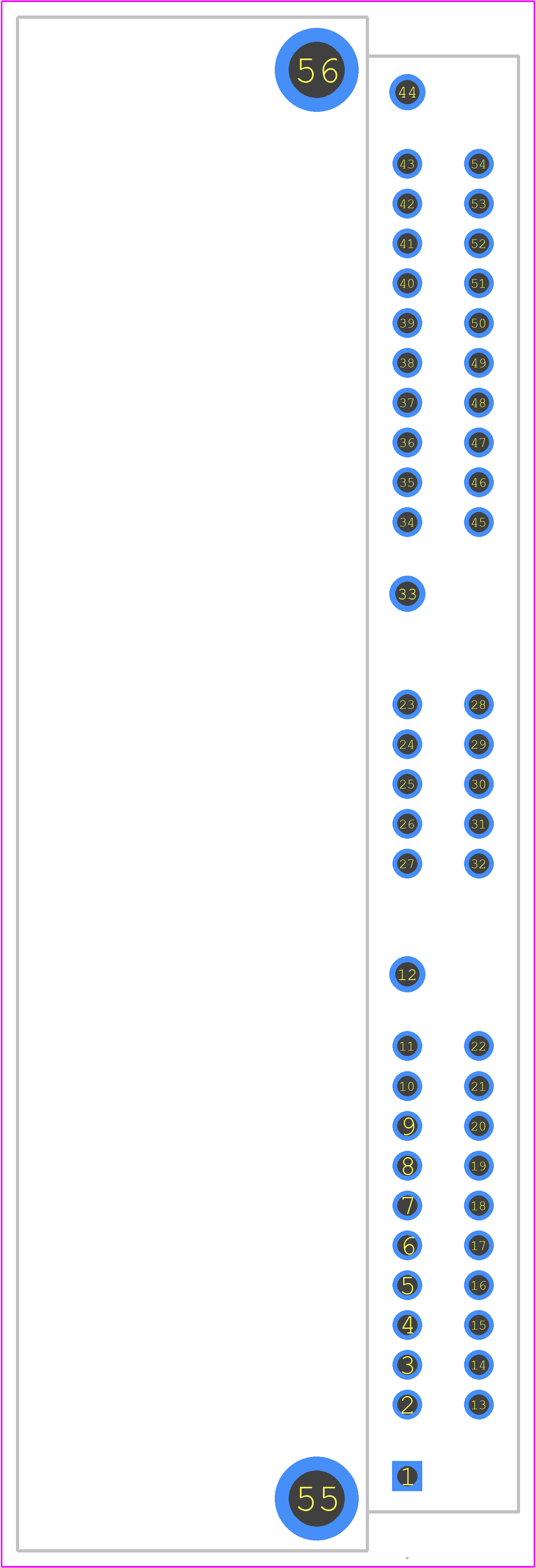 9-1438743-6 - TE Connectivity PCB footprint - Other - Other - 9-1438743-6-1