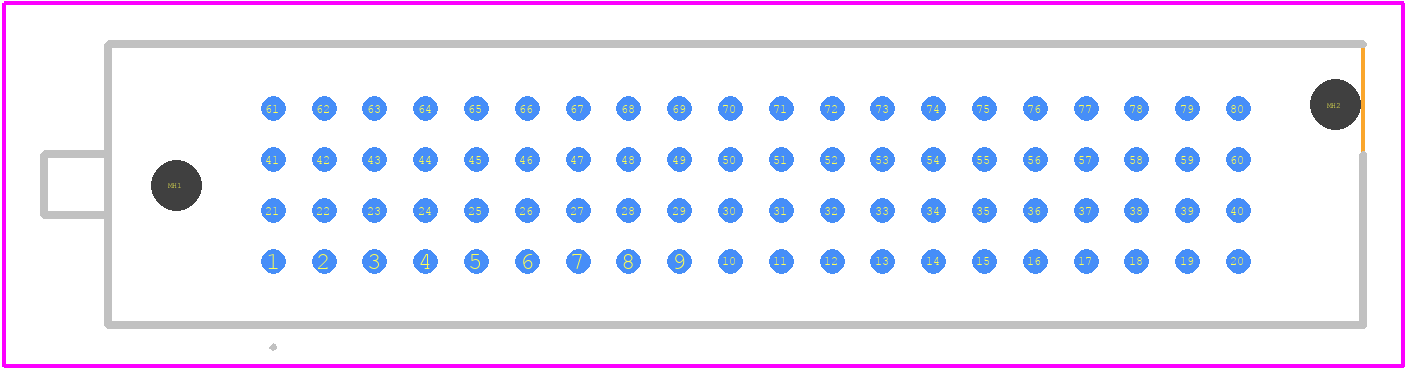 0465562145 - Molex PCB footprint - Other - Other - 0465562145-2