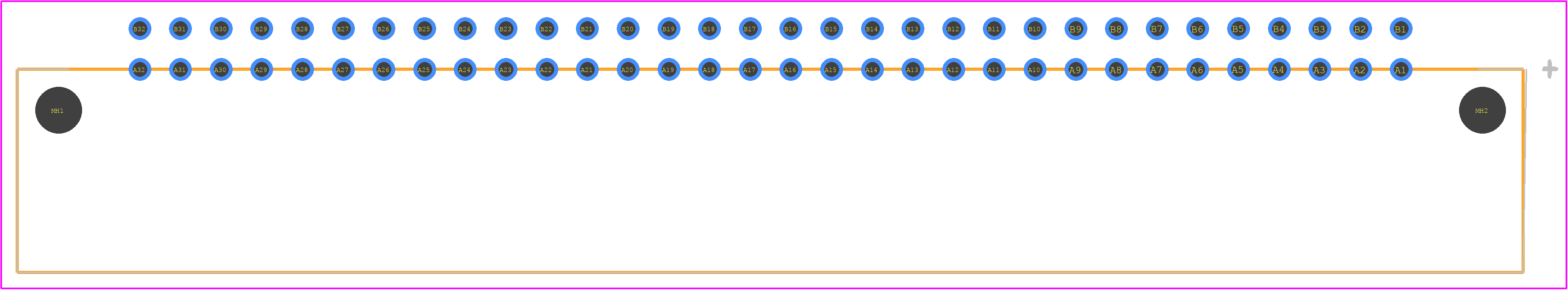 PCN10-64P-2.54DS(72) - Hirose PCB footprint - Other - Other - PCN10-64P-2.54DS(72)-1