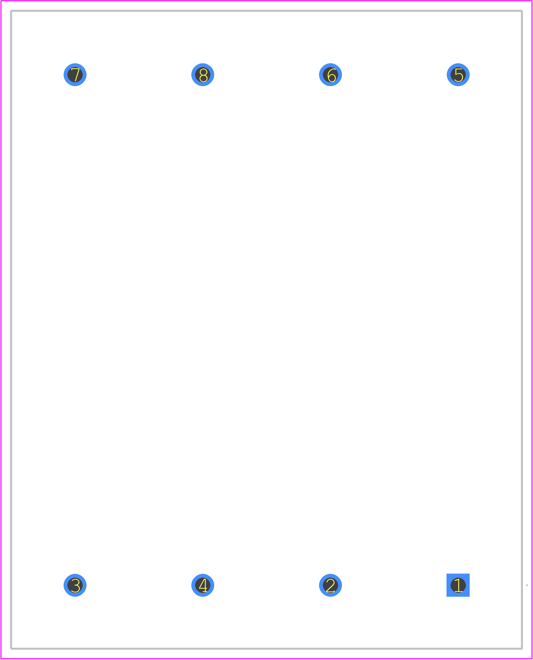 FP10-1200 - Triad Magnetics PCB footprint - Other - Other - FP10-1200-2