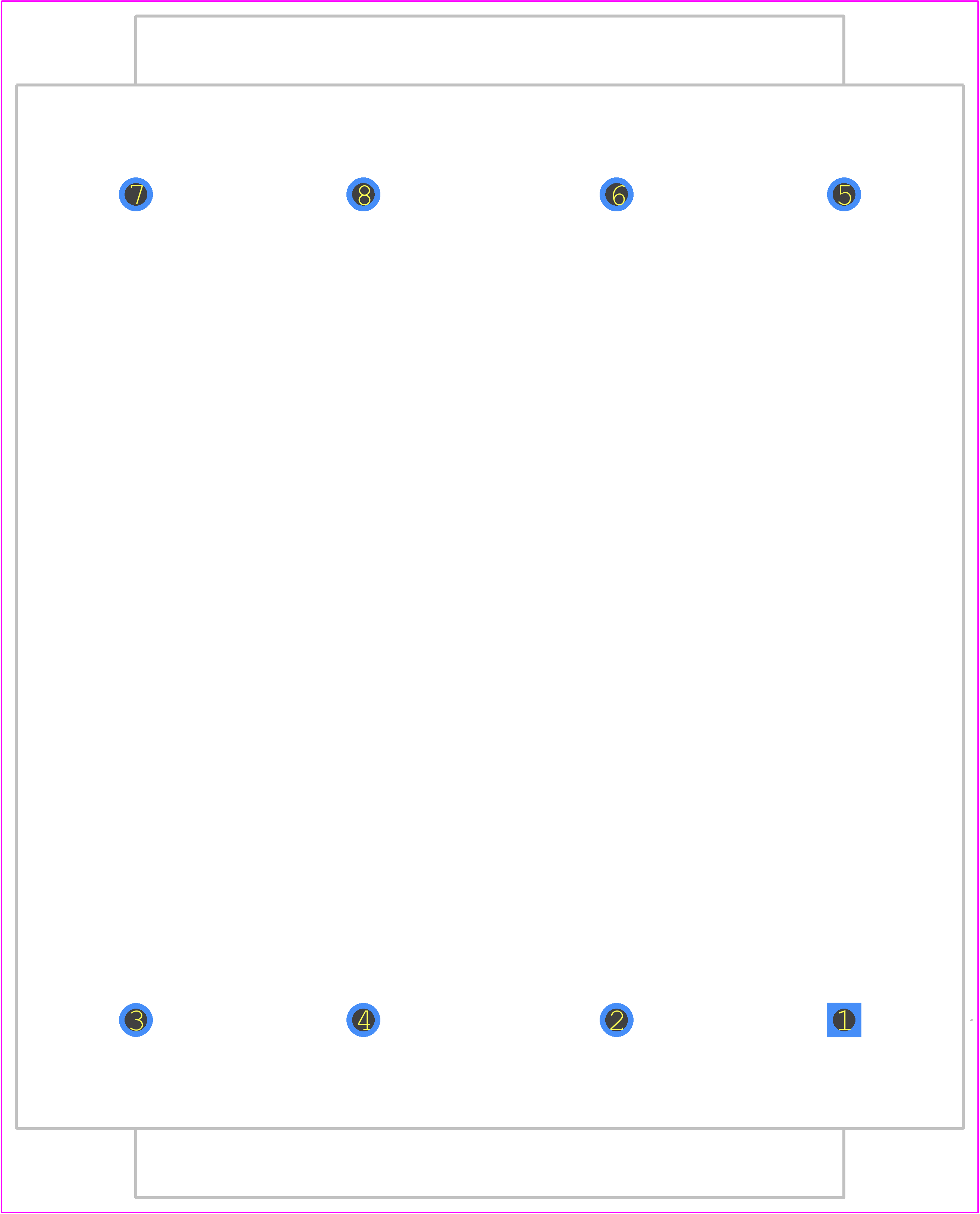FP12-3800 - Triad Magnetics PCB footprint - Other - Other - FP12-3800-3