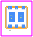 SIA910EDJ-T1-GE3 - Vishay PCB footprint - Other - Other - PowerPAK SC-70-6L Dual