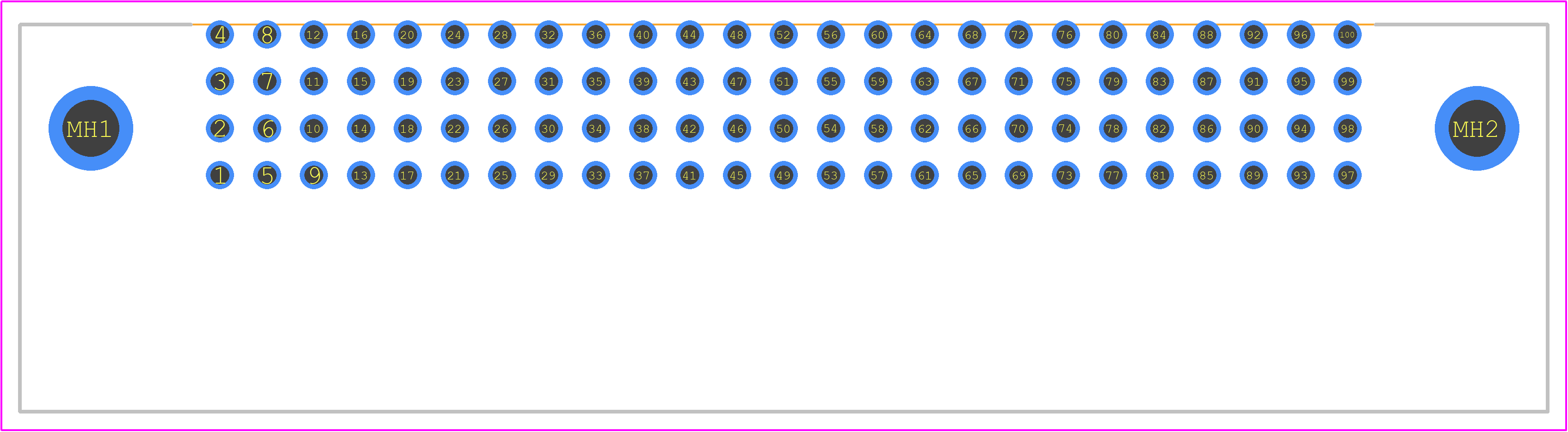 5532903-2 - TE Connectivity PCB footprint - Other - Other - 5532903-2-2