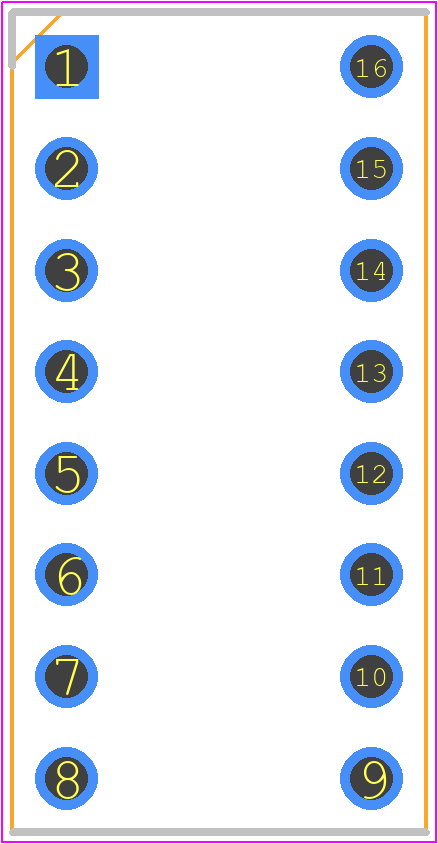 SPC15498 - Multicomp Pro PCB footprint - Dual-In-Line Sockets - Dual-In-Line Sockets - SPC15498