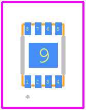 M95512-DFMC6TG - STMicroelectronics PCB footprint - Other - Other - UFDFPN8  (DFN8)