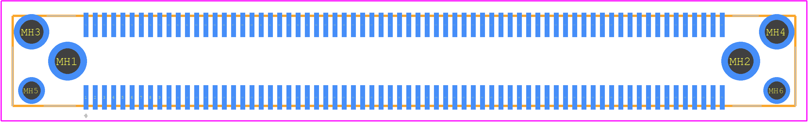 FX18-140P-0.8SV - Hirose PCB footprint - Other - Other - FX18-140P-0.8SV-2