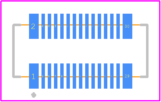 AXK6S30647YG - Panasonic PCB footprint - Other - Other - AXK6S30647YG_25