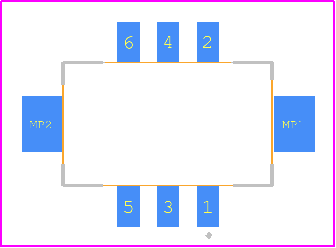 DF11-6DP-2V(57) - Hirose PCB footprint - Other - Other - DF11-6DP-2V(57)-5