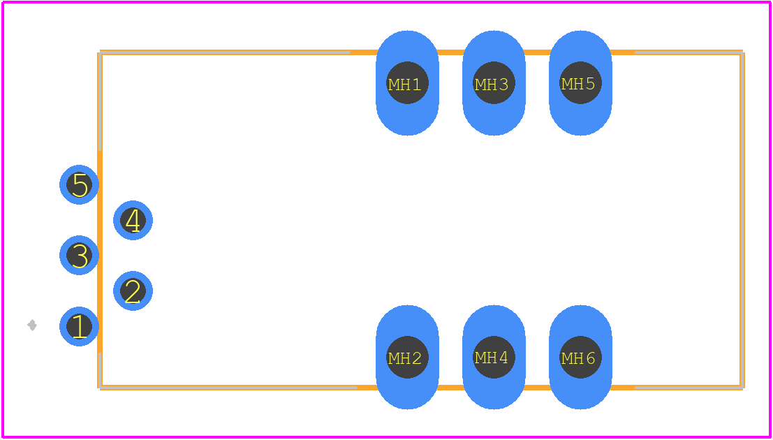 HO 25-P - LEM PCB footprint - Other - Other - HO 25-P-1