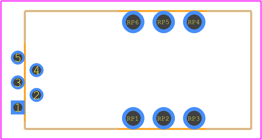 HO 10-P/SP33 - LEM PCB footprint - Other - Other - HO 10-P/SP33-1