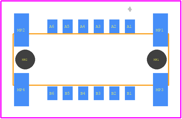 154805 - TE Connectivity PCB footprint - Other - Other - 154805