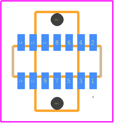 CLM-107-02-F-D-PA - SAMTEC PCB footprint - Other - Other - CLM-107-02-F-D-PA-1
