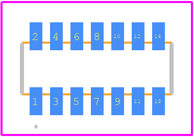 CLM-107-02-L-D-K-TR - SAMTEC PCB footprint - Other - Other - CLM-107-02-L-D-K-TR-1