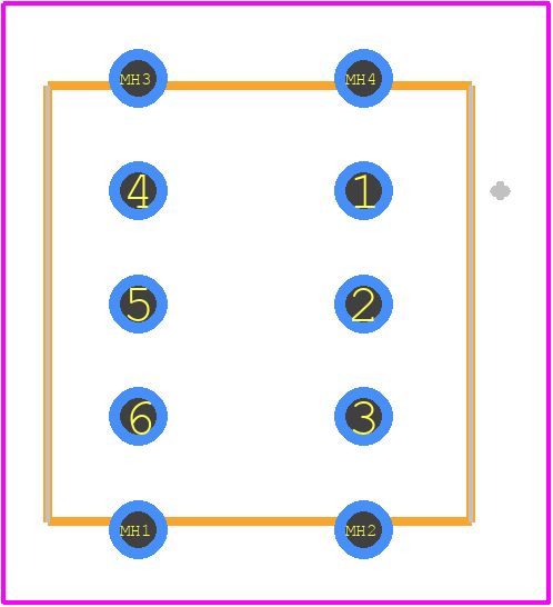 A24JB - NKK Switches PCB footprint - Other - Other - A24JB-3
