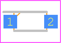 SM4002PL-TP - MCC PCB footprint - Small Outline Diode - Small Outline Diode - SOD-123FL