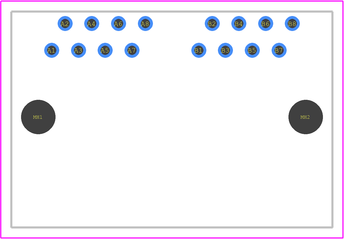 5557560-1 - TE Connectivity PCB footprint - Other - Other - 5557560-1-2