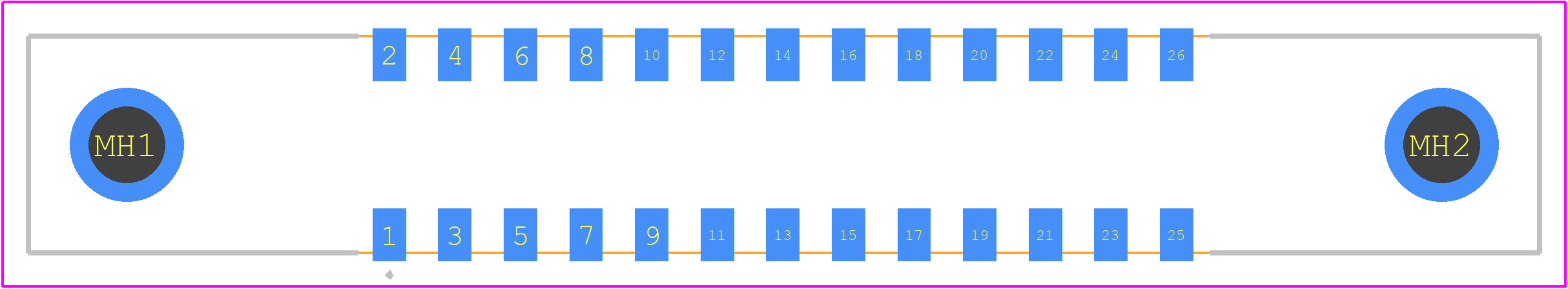 N4626-2300-RB - 3M PCB footprint - Other - Other - N4626-2300-RB-2