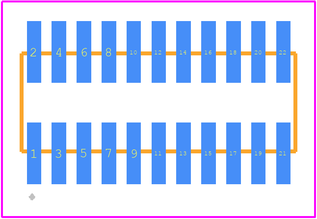 FTR-111-57-L-D-P - SAMTEC PCB footprint - Other - Other - FTR-111-57-L-D-P-1