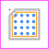 TPA2015D1YZHR - Texas Instruments PCB footprint - BGA - BGA - YZH (S-XBGA-N16)