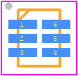 LM3677LEE-1.2/NOPB - Texas Instruments PCB footprint - Small Outline No-lead - Small Outline No-lead - NGE0006A