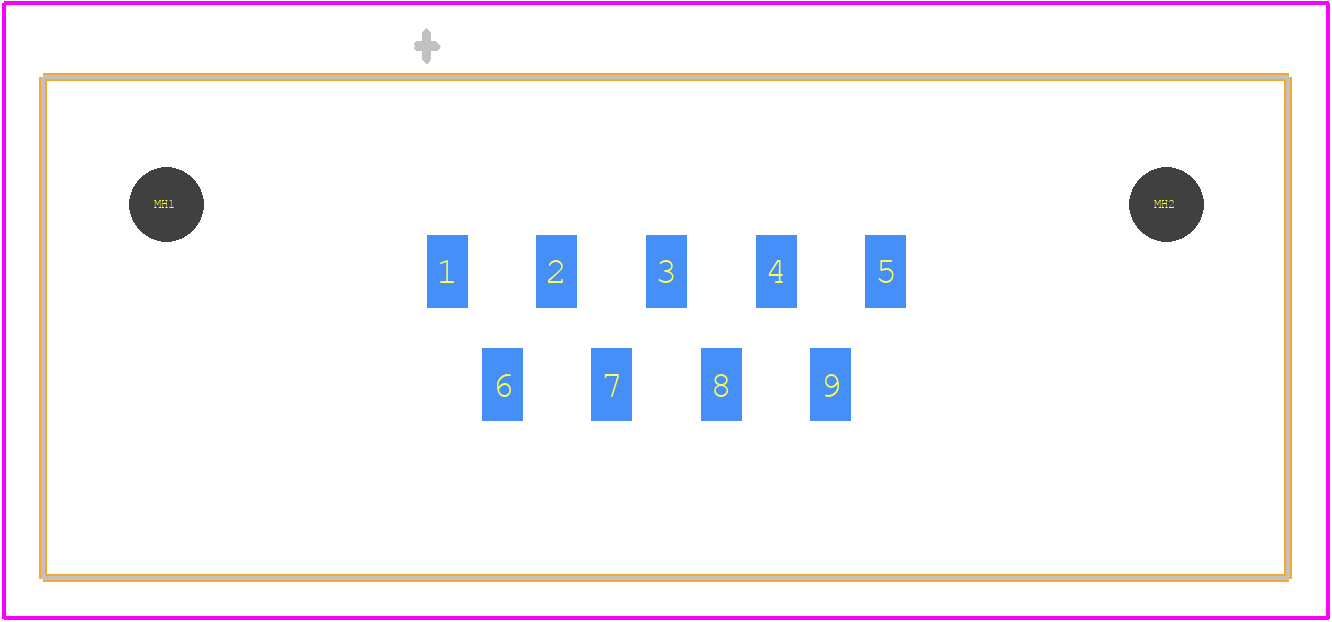 09551296822741 - HARTING PCB footprint - Other - Other - 09551296822741-2