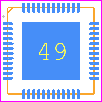 LP3913SQ-AA/NOPB - Texas Instruments PCB footprint - Quad Flat No-Lead - Quad Flat No-Lead - NJV0048A_2021