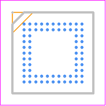 SN74CBTU4411ZSTR - Texas Instruments PCB footprint - BGA - BGA - zst(s-pbga-n72)