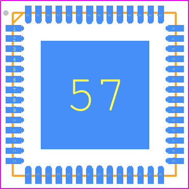 TPS65310AQRVJRQ1 - Texas Instruments PCB footprint - Quad Flat No-Lead - Quad Flat No-Lead - RVJ0056A