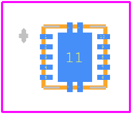 TPS62401DRCT - Texas Instruments PCB footprint - Other - Other - VSON (DRC)